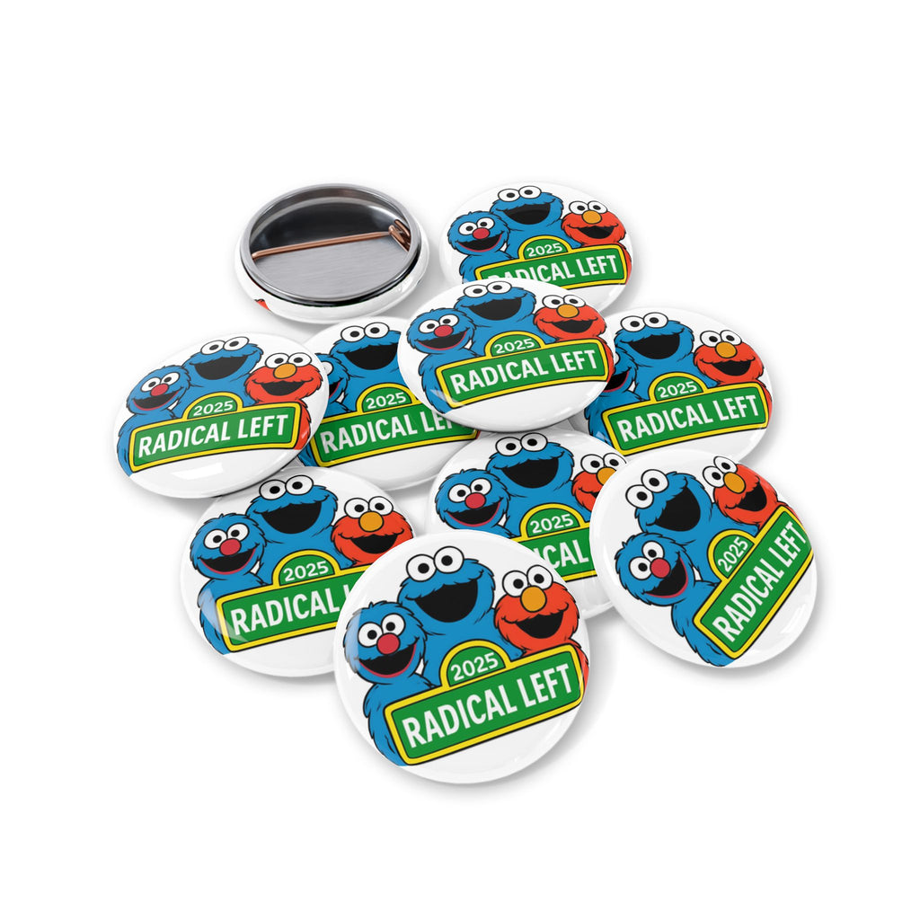 Button Pins, Radical Left Sarcasm Muppets Anti Trump Protest, Activist Lapel Pins, Political Statement Pins, Social Justice Accessories, Pin