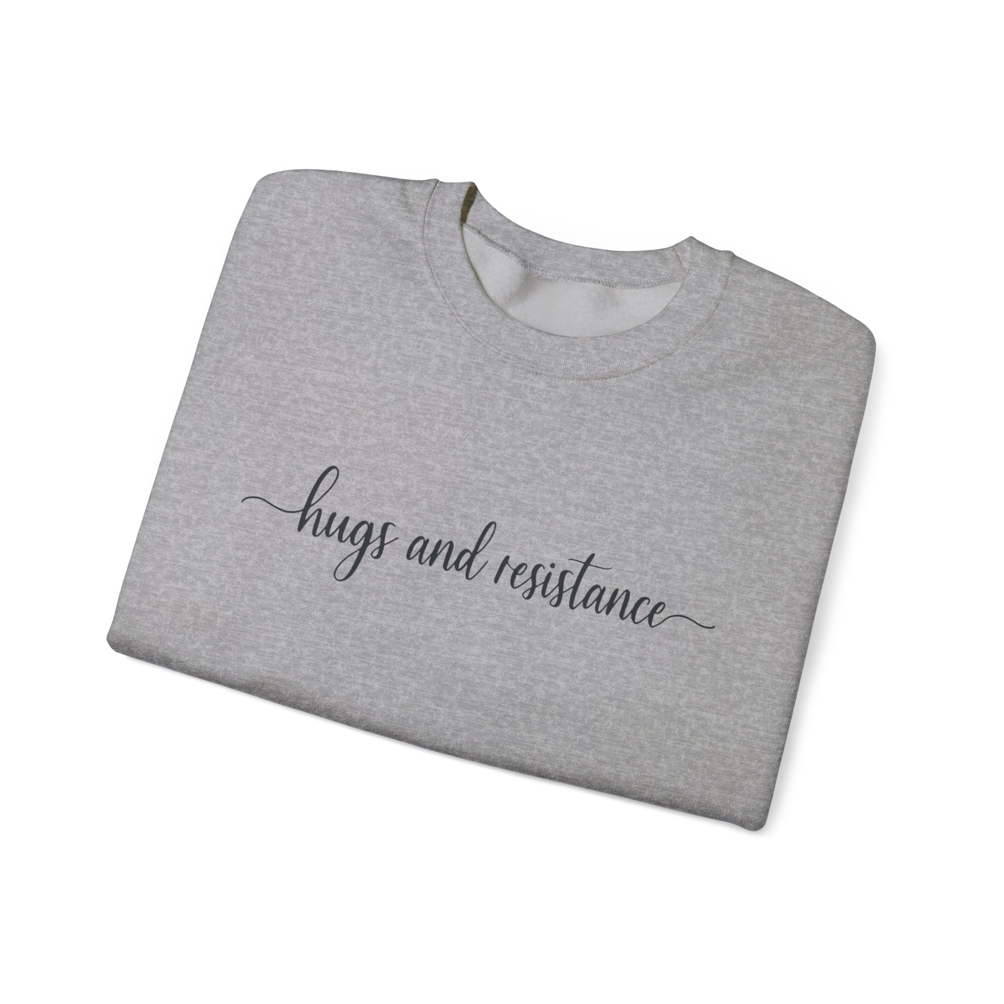 Hugs and resistance, cozy Protest Resistance Crewneck Sweatshirt