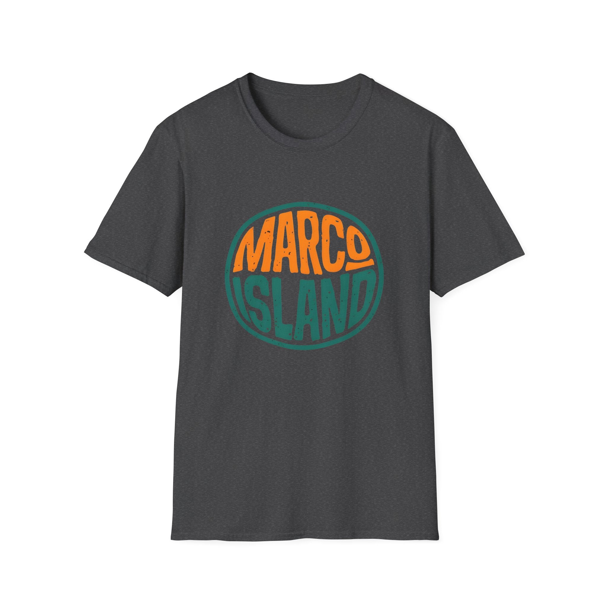 Marco Island Florida Unisex Softstyle T-Shirt - Beach Vacation Tee, Travel Souvenir Top, Coastal Graphic Shirt, Summer Holiday Apparel,