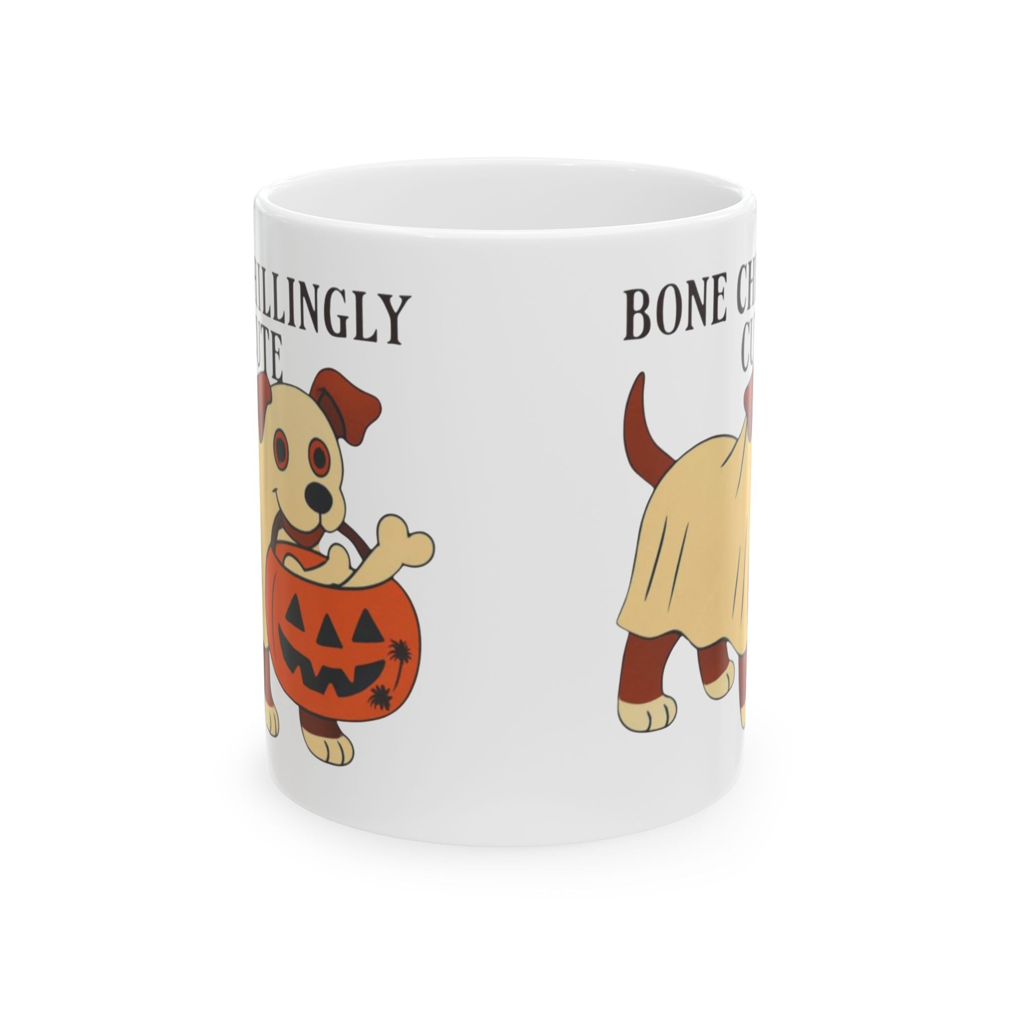 Playful Halloween Dog Mug, Funny Pet Lover Gift, Seasonal Coffee Cup, Perfect for Dog Owners & Holiday Celebrations dog lovers Halloween