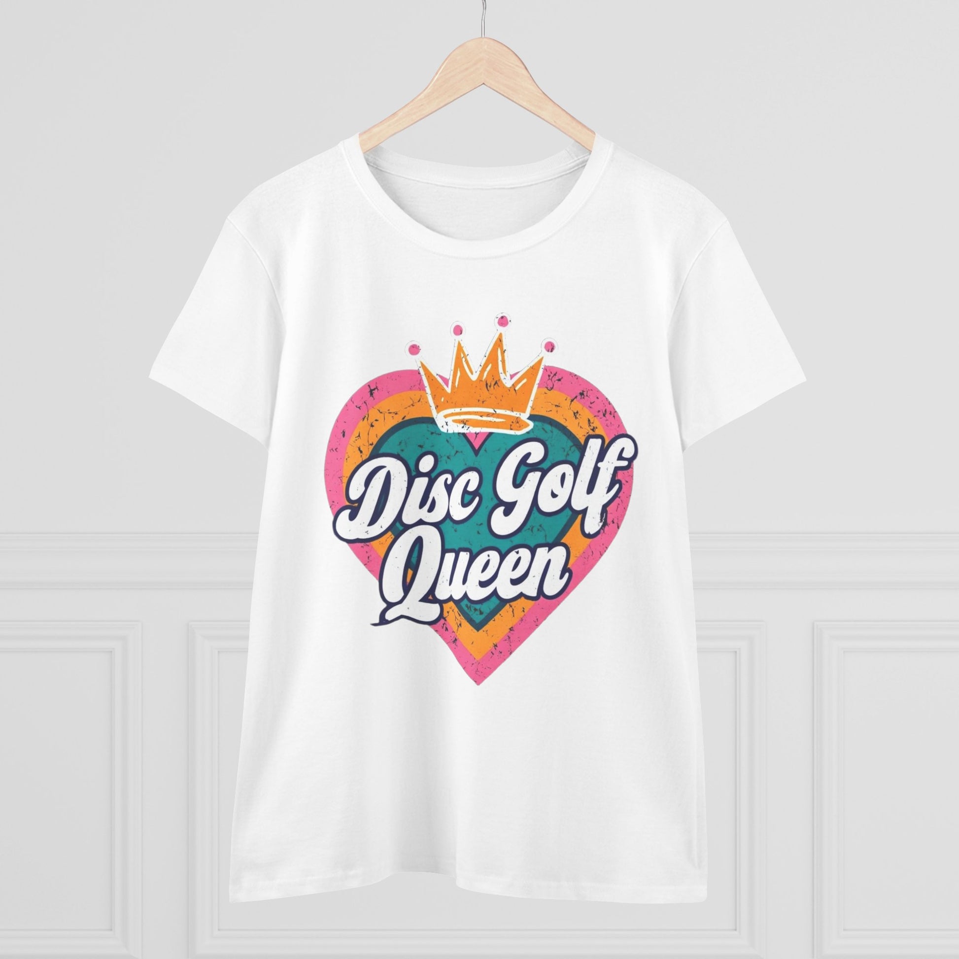 Disc Golf Queen Women's Tee, Fun Disc Golf T-Shirt, Sporty Graphic Tee, Gift for Disc Golf Lovers, Casual Outfit, Summer Wardrobe