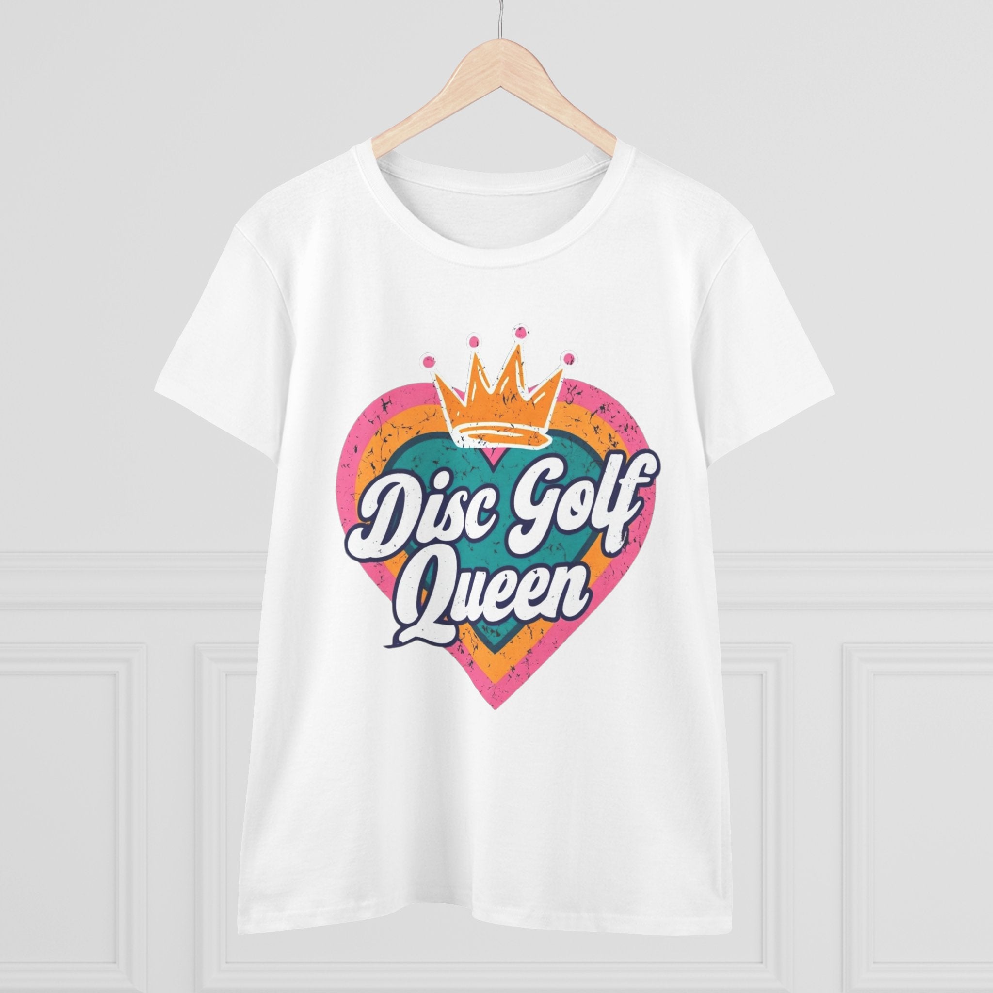 Disc Golf Queen Women's Tee, Fun Disc Golf T-Shirt, Sporty Graphic Tee, Gift for Disc Golf Lovers, Casual Outfit, Summer Wardrobe