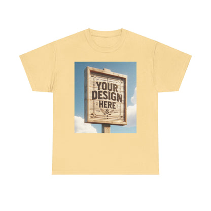 Customizable Tee Design Your Own Shirt Unisex Heavy Cotton Tee