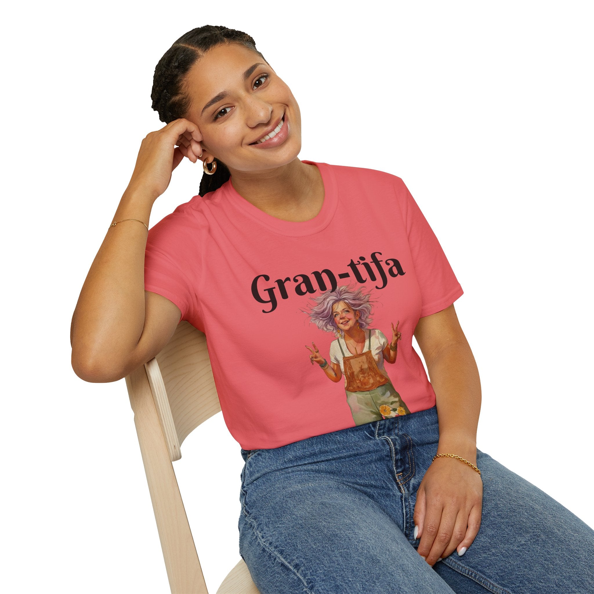 Gran-tifa Anti-Fascist T-Shirt — Political Activist Tee Grandma gift