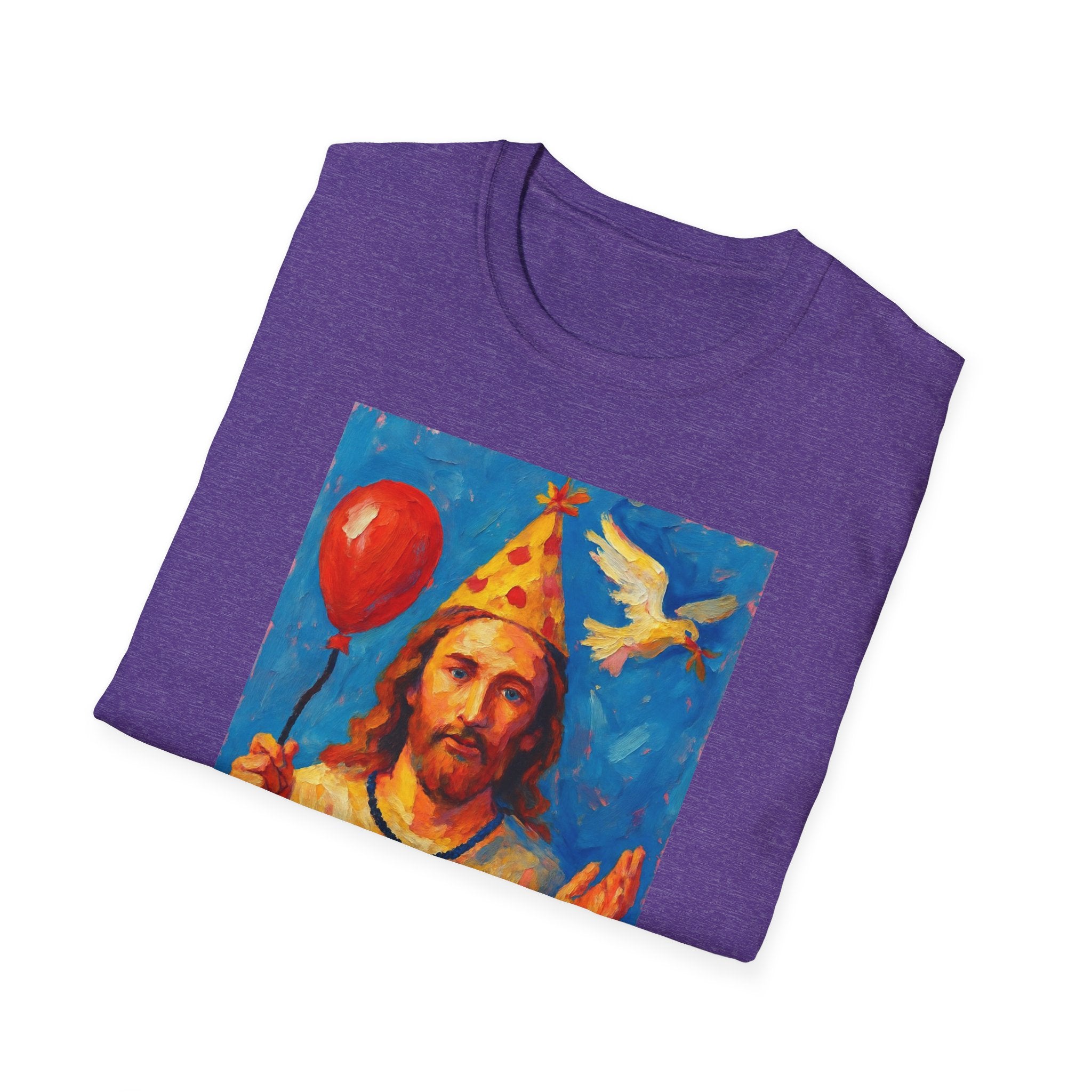 Vintage Religious Icon Birthday Boy T-Shirt Go Jesus, it’s your birthday!