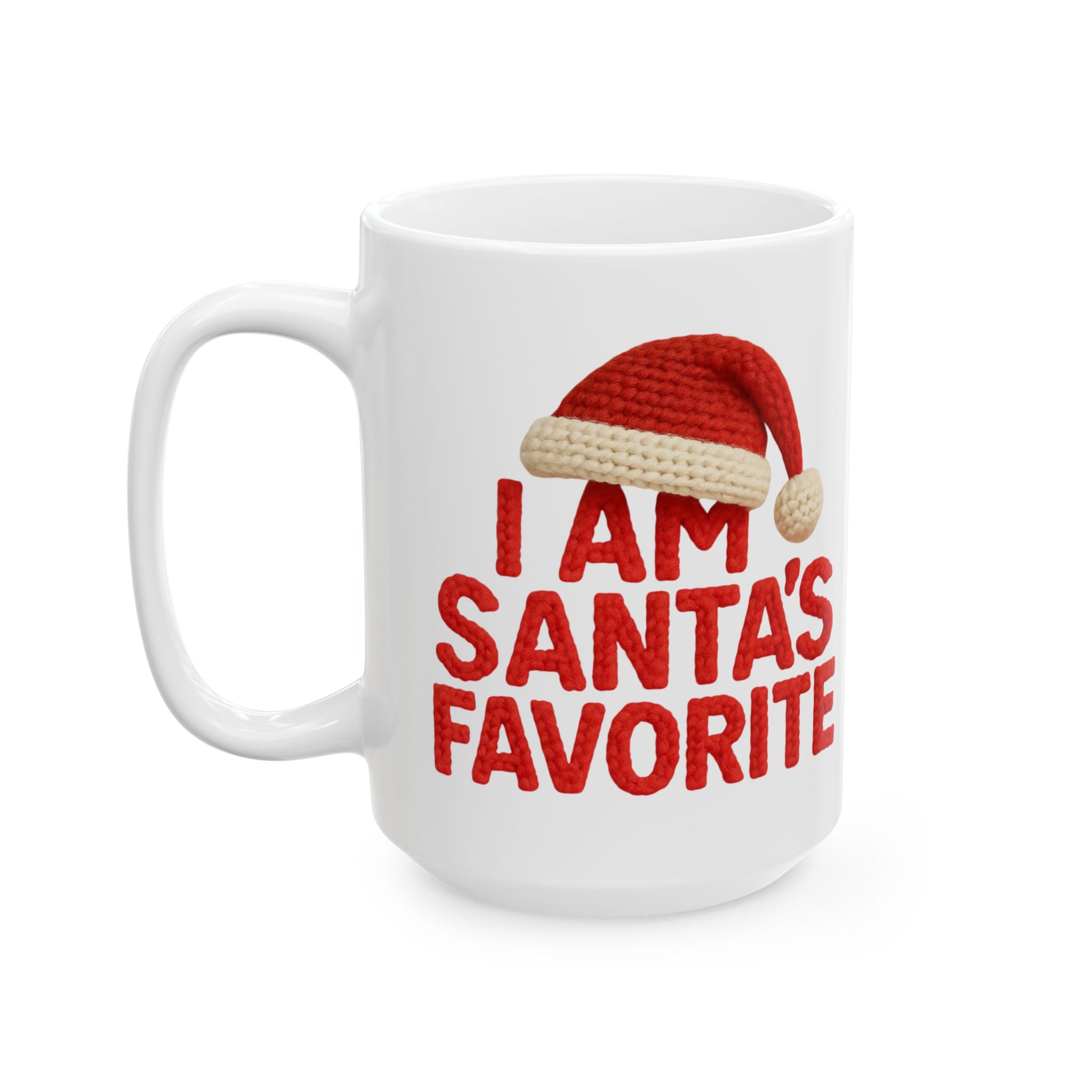 Holiday Santa's Favorite Ceramic Mug
