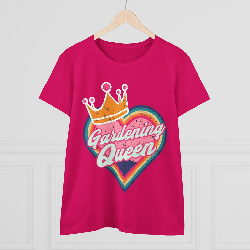 Gardening Queen Cotton Tee, Gardening Shirt, Gift for Gardeners, Summer Fashion, Plant Enthusiast Tee, Eco-Friendly Cotton Tee