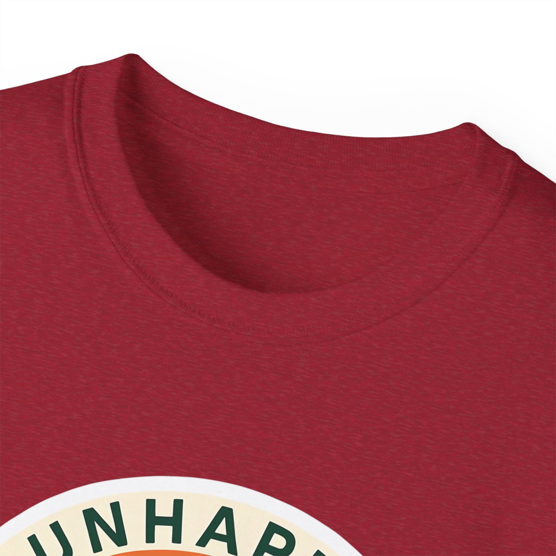 Unisex Tee for Campers: Unhappy Wanderer Adventure Gift Shirt, Hiking Outdoor Camping Apparel, Outdoorsy Nature Lover Top, Wanderlust Tee,
