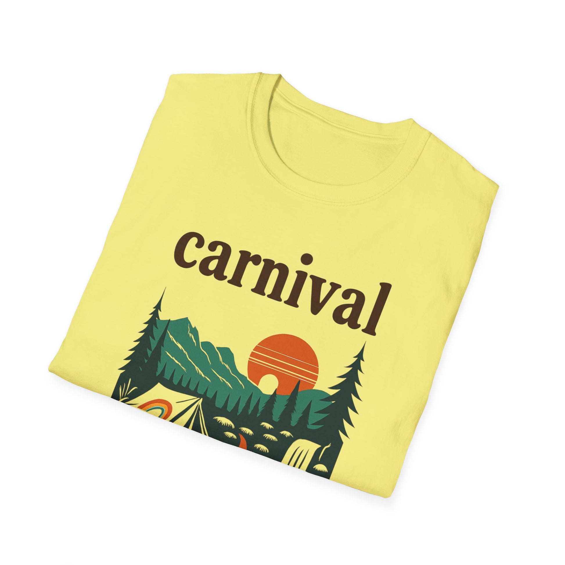 ProvinceTown maCarnival Graphic T-Shirt, Vintage Camping Tee, Unisex Softstyle Shirt, Festival , Summer Adventure Wear, Gift for Travelers
