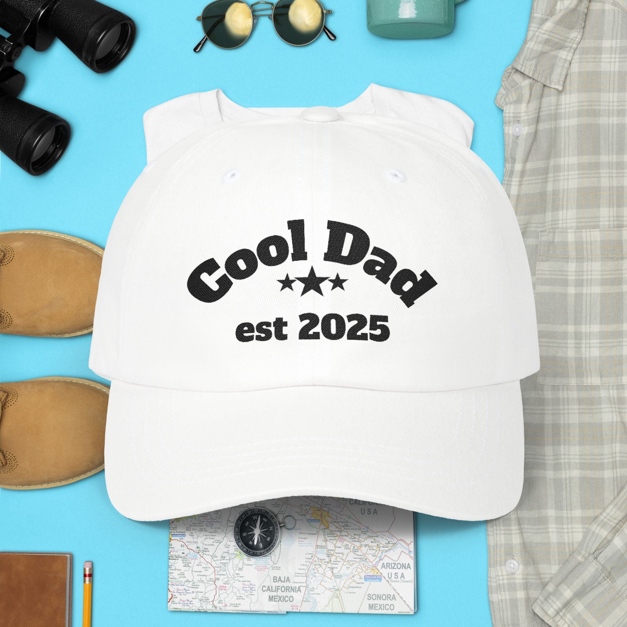 Personalized Embroidered Dad Cap — Customize your Text Hat