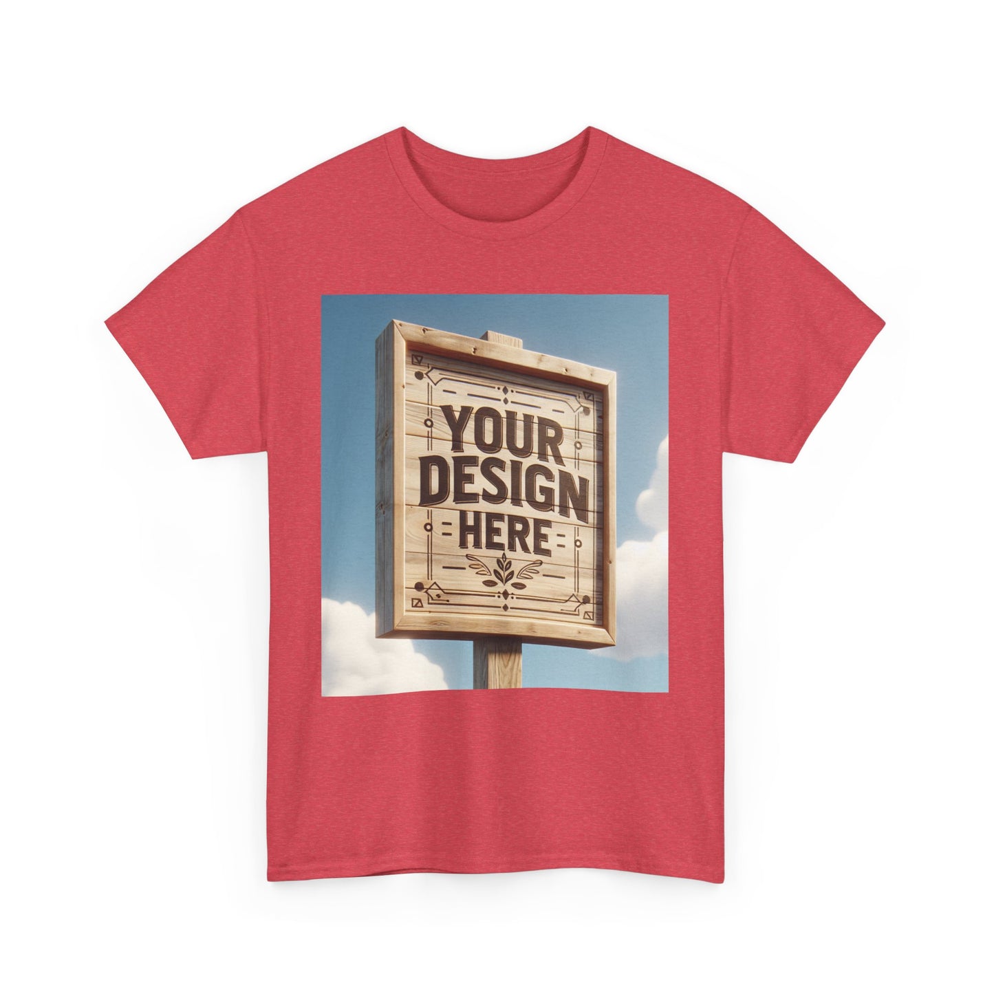 Customizable Tee Design Your Own Shirt Unisex Heavy Cotton Tee