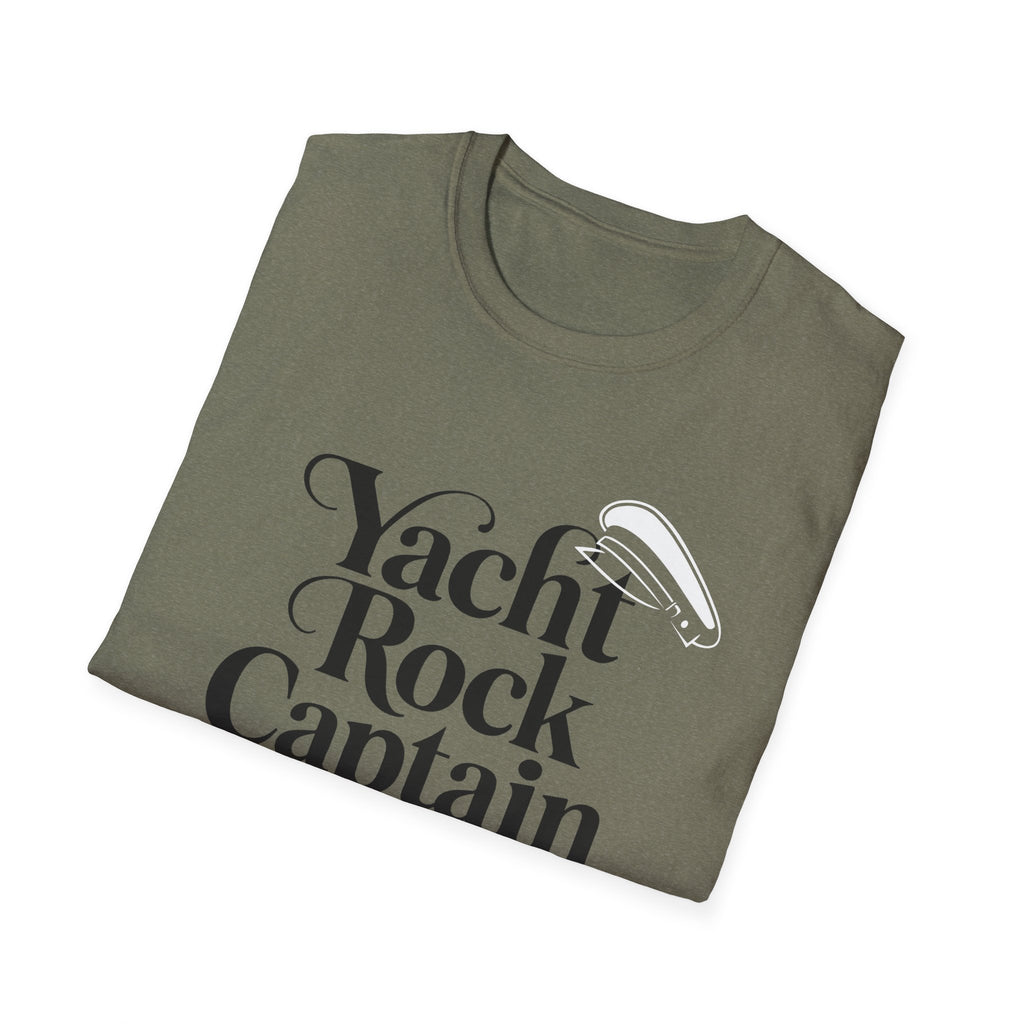 Yacht Rock Captain gift T-Shirt, Retro 70s Music Tee, Vintage Sailboat Shirt, Nautical Captain Top, Boating Apparel, Yachting Gift Unisex