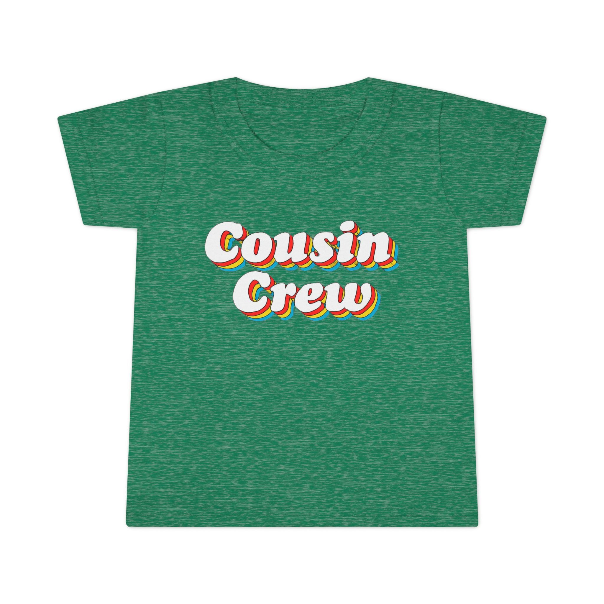 Retro Cousin Crew Toddler T-Shirt, Cute Family Shirt, Kids' Casual Wear, Cousin Family Gatherings, Birthday Gift