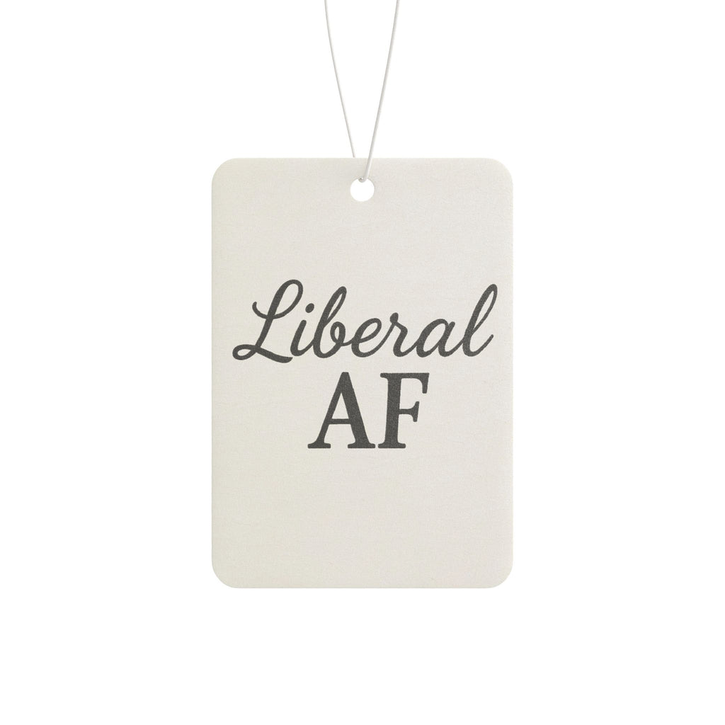 Car Air Freshener — 'Liberal AF' Political Scent Tag
