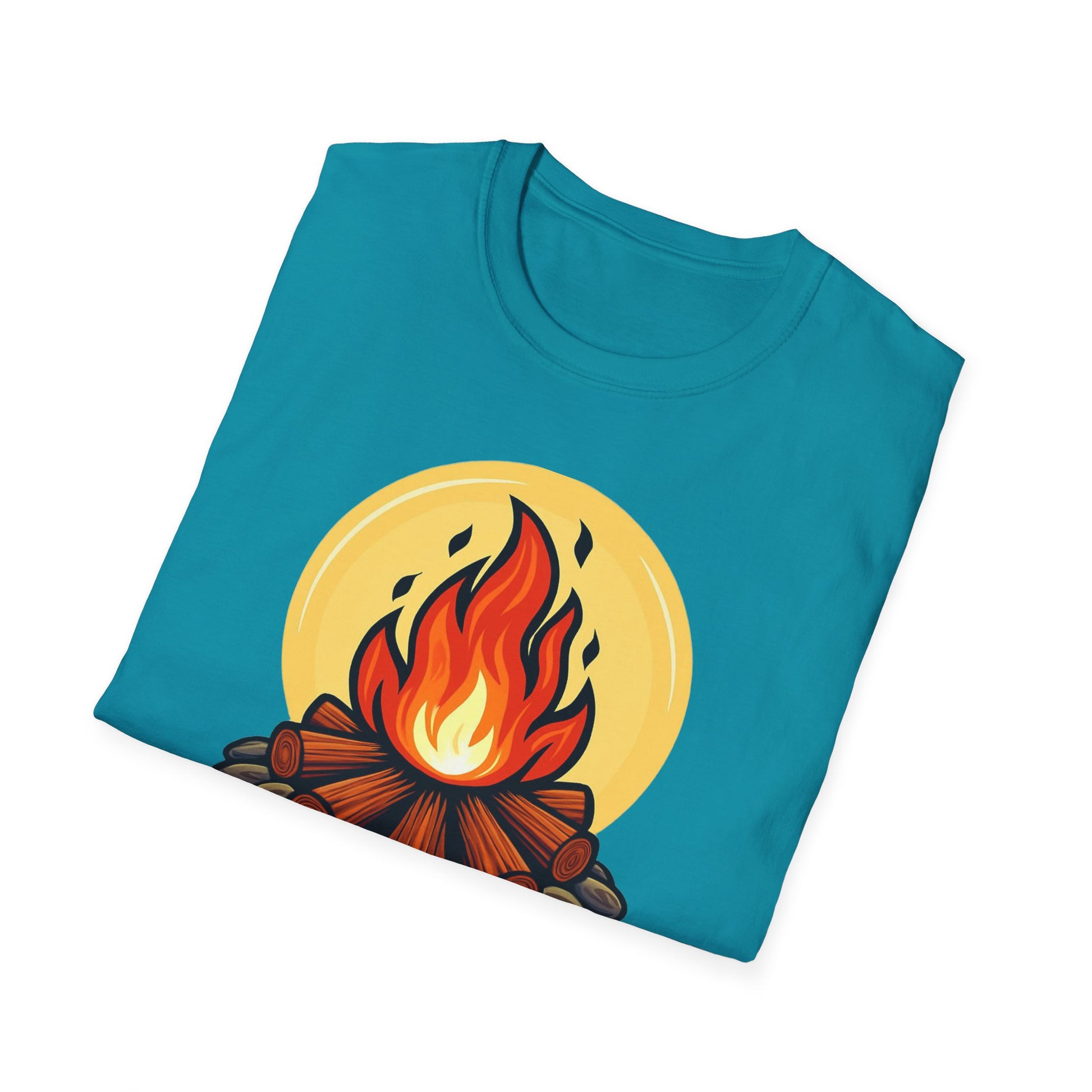 Outdoorsy Pride Unisex T-Shirt, Camping Tee, LGBTQ+ Apparel, Summer Festival Shirt, Queer Outdoor Adventure Top, Gift for Campers