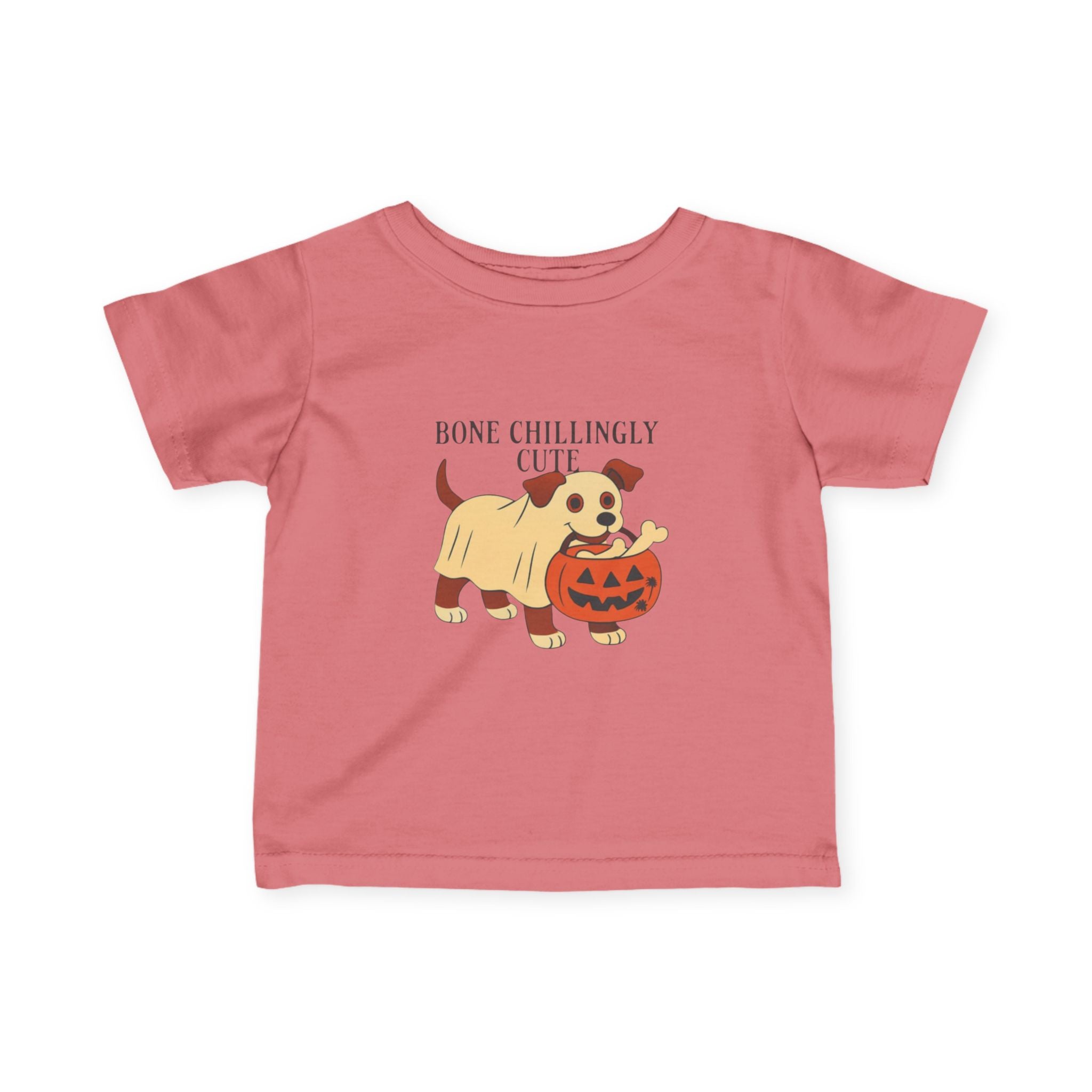 Halloween Dog Graphic Infant Tee, Cute Pumpkin Shirt, Baby Halloween Outfit, Funny Dog Tee, Toddler Fall Apparel