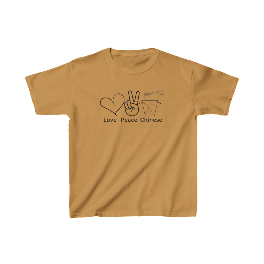 Kids T-Shirt - Love Peace Chinese Take Away