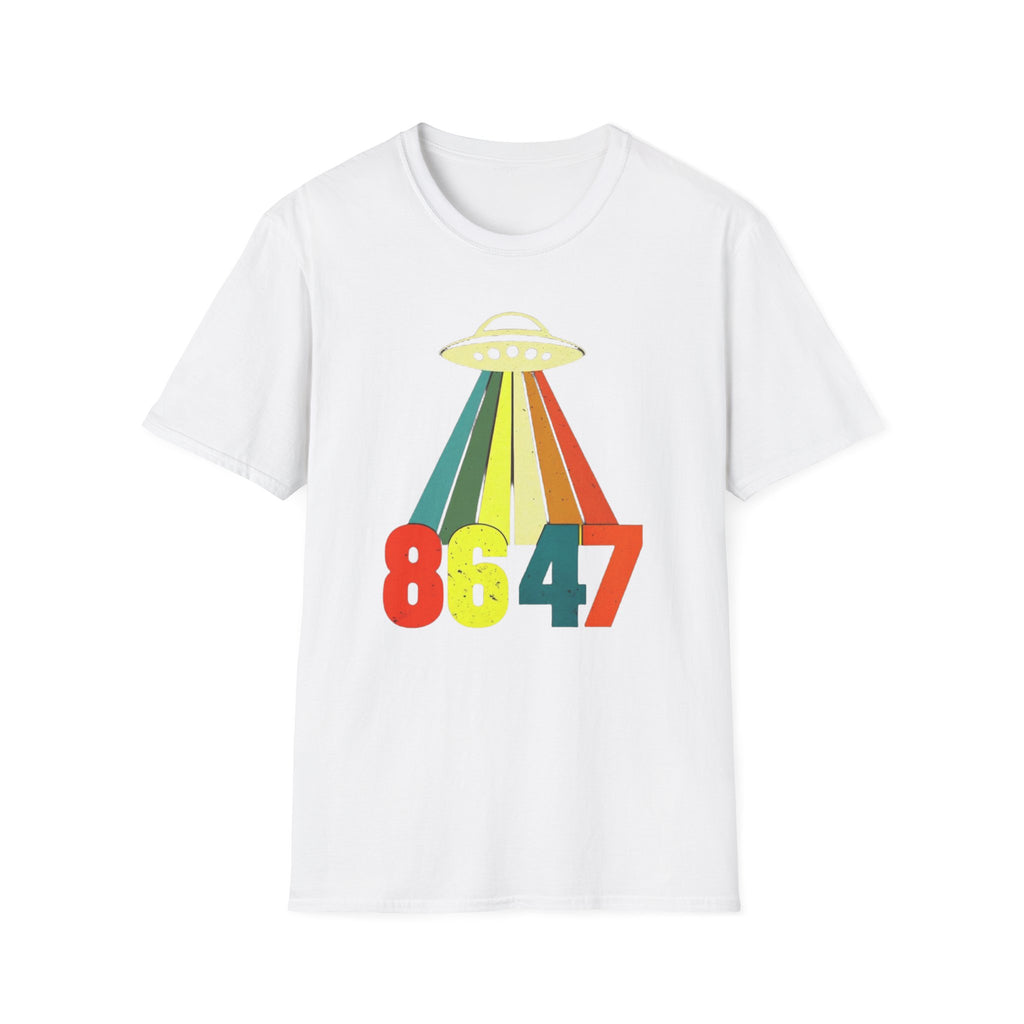 UFO Alien Anti Trump Protest Softstyle T-Shirt, Political Activist Tee, Social Justice Shirt, Protester Gift, Activism Apparel