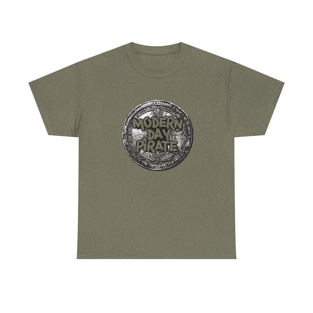 Metal Detecting Pirate Unisex Tee, History Buffs Coin Collector Shirt, Adventure T-Shirt, Pirate Lover Gift, Treasure Hunter Top