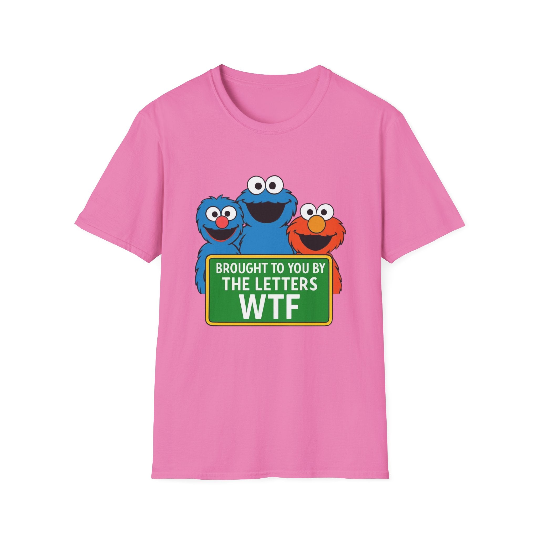 WTF Letters Parody Graphic Tee — Funny & Friendly T-Shirt