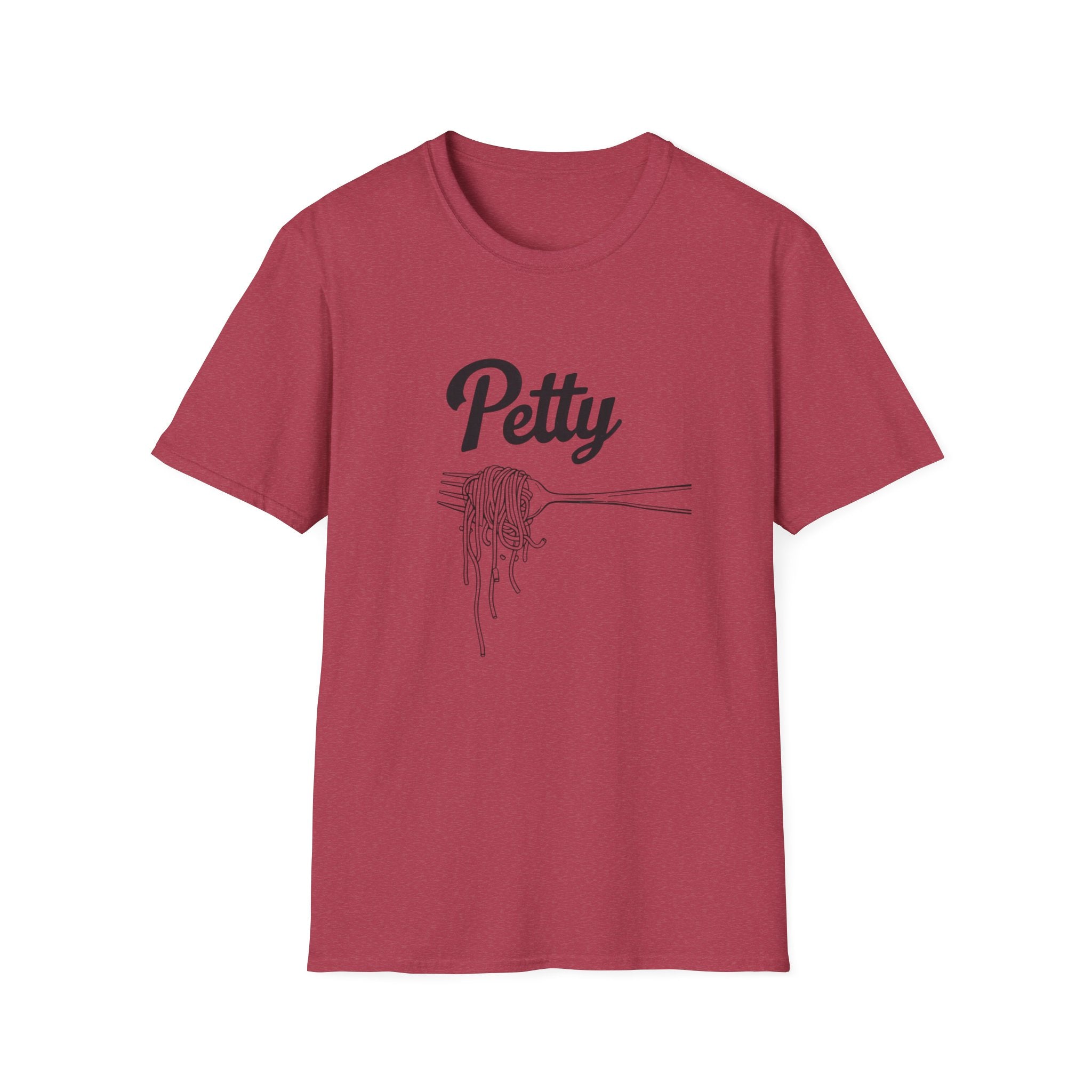 Petty spaghetti Humor Unisex T-Shirt, Funny Graphic Tee, Comfy Casual Wear, Gift for Friends, Quirky Statement Shirt