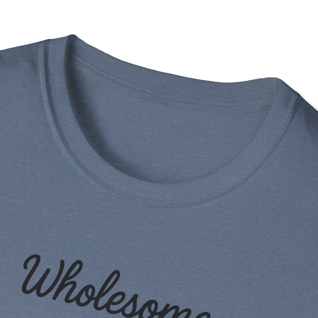 Wholesome AF Unisex T-Shirt, Positive Vibes Tee, Comfortable Graphic Shirt, Men's Women's Casual Top, Funny Quote Apparel