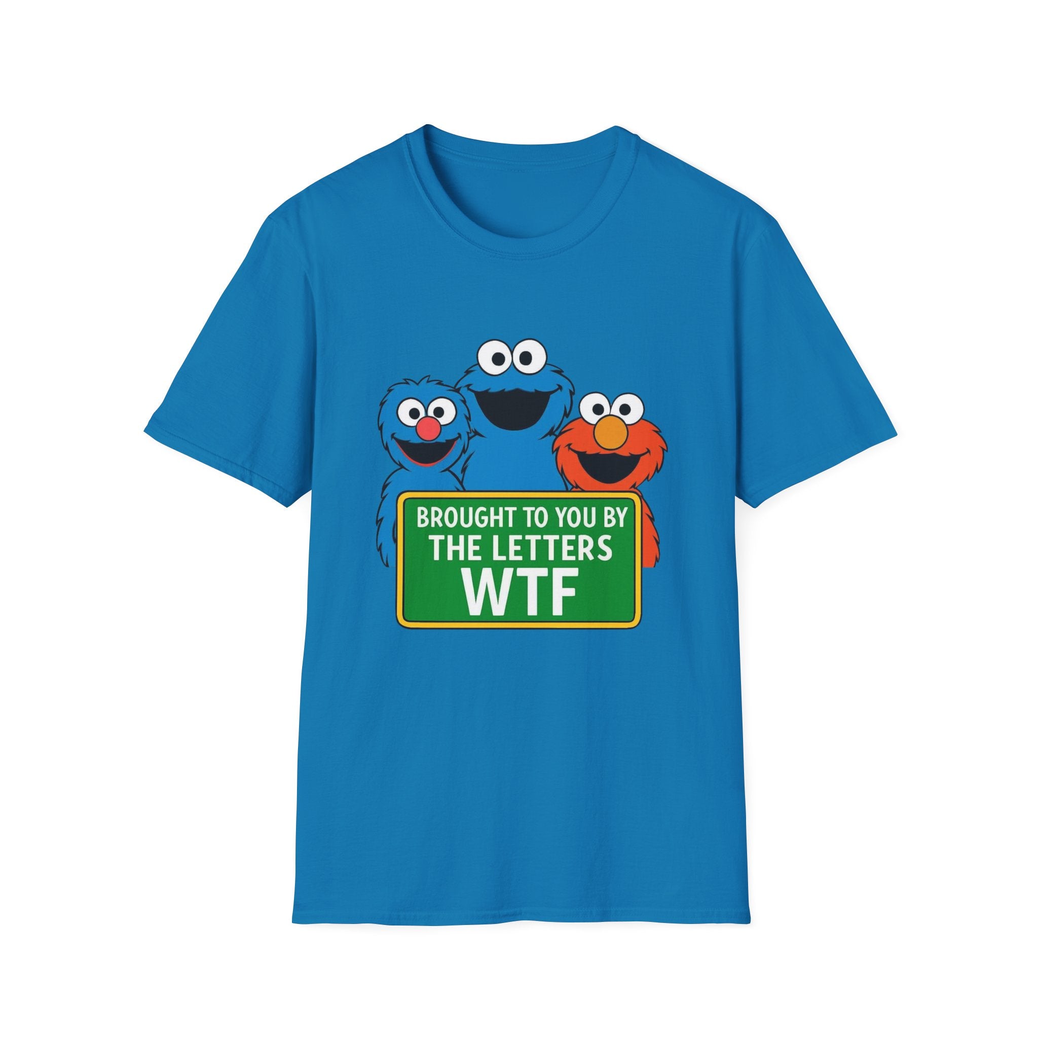 WTF Letters Parody Graphic Tee — Funny & Friendly T-Shirt
