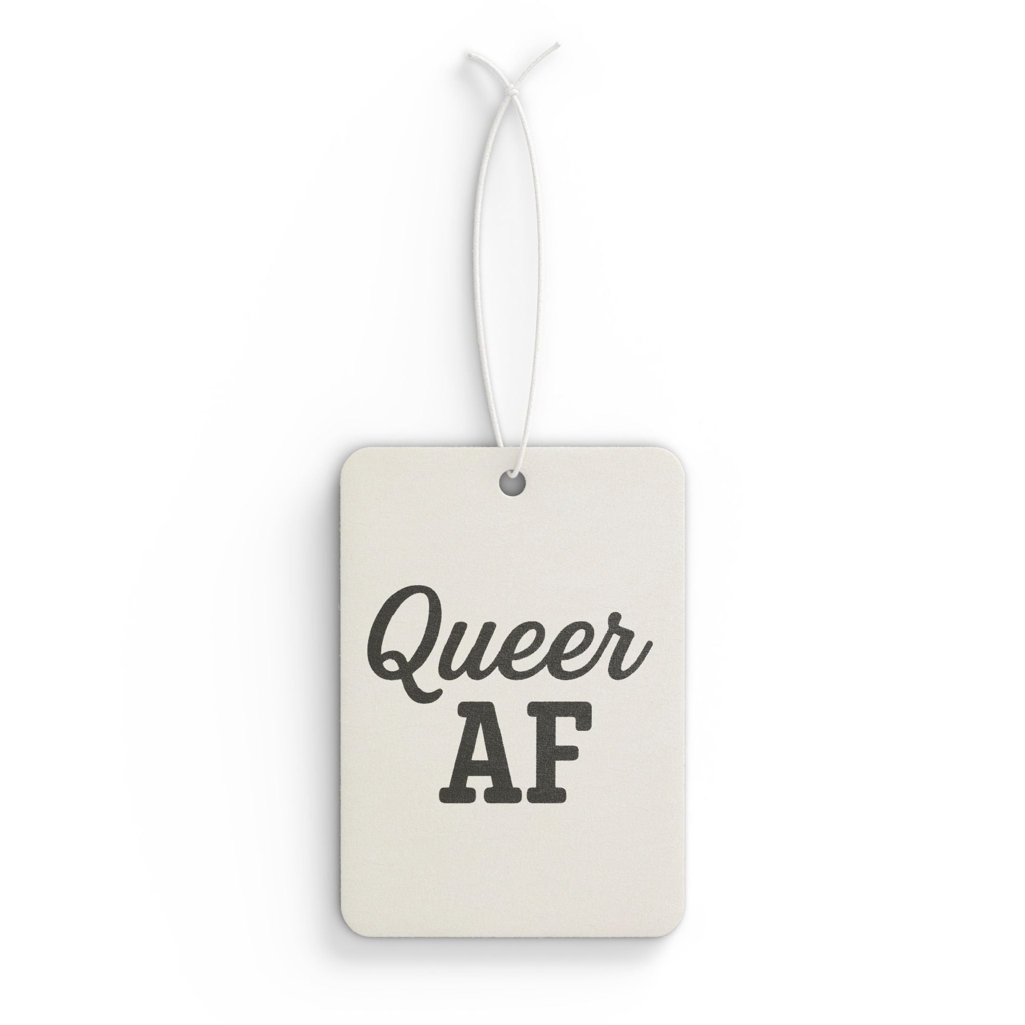 Car Air Freshener — "Queer AF" Scented Pride Car Accessory