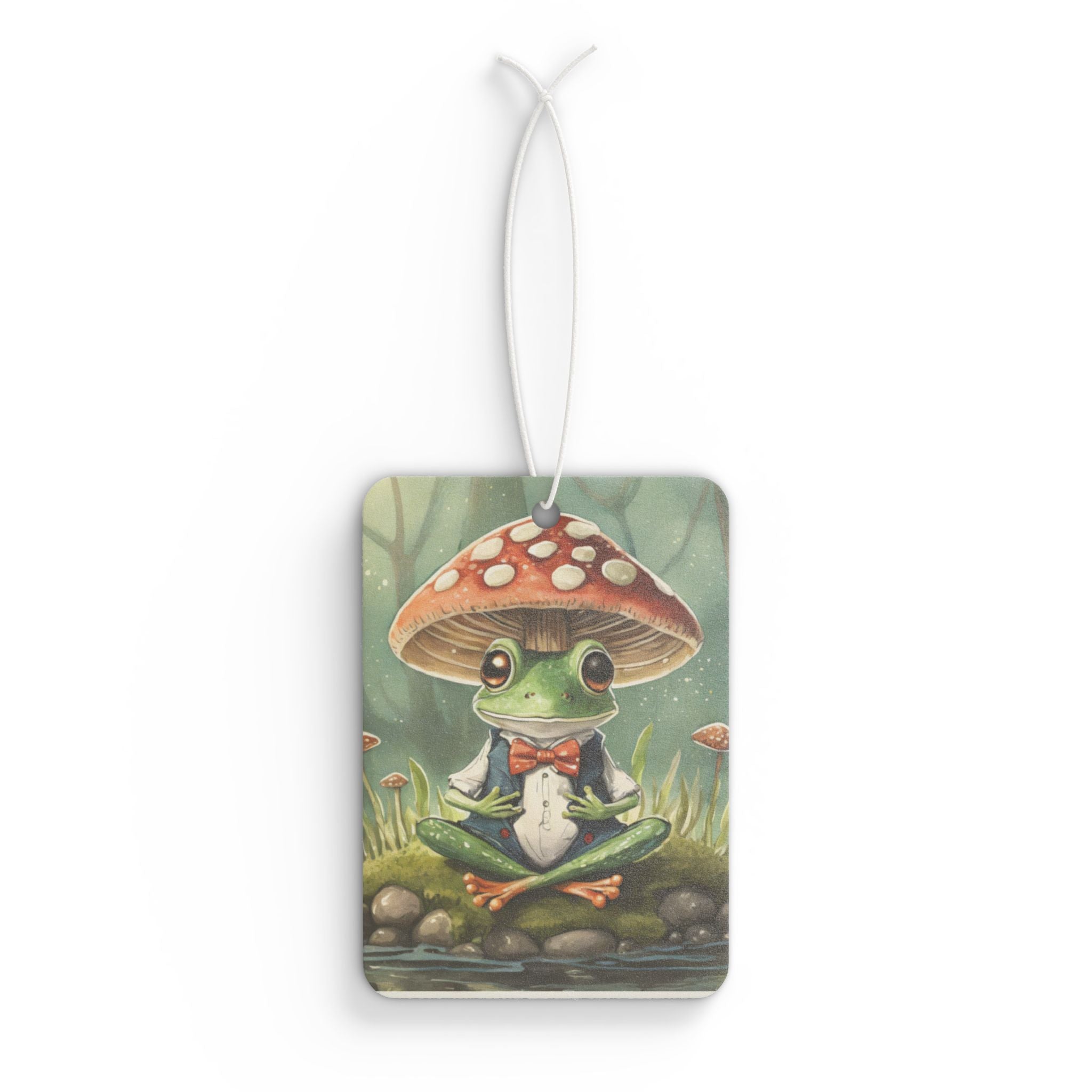 Whimsical Frog Car Air Freshener, Cute Home Décor, Funny Gift for Nature Lovers, Unique Car Decor, Eco-Friendly Aromatic Air Freshener