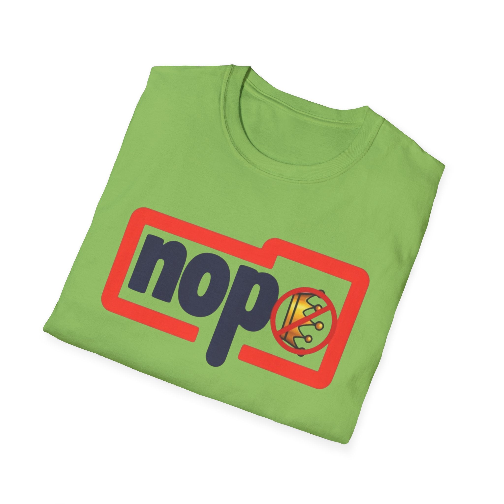 Unisex T-Shirt Nope No Kings Anti Trump Activists Gift Crown unisex