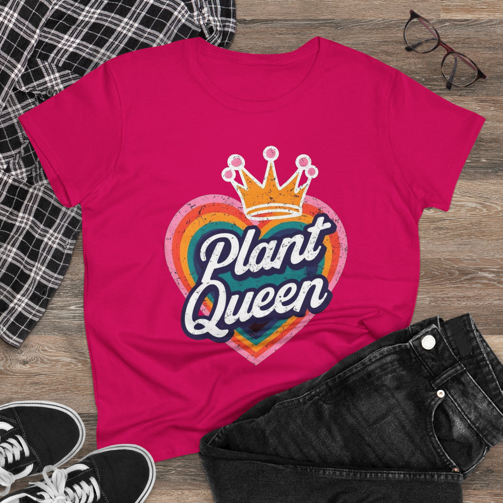 BoHo Plant Queen Women vintage Tee, Gardening Flowers Shirt, Plant Lover Gift, Botanical Graphic Top, Earthy Vibes T-Shirt