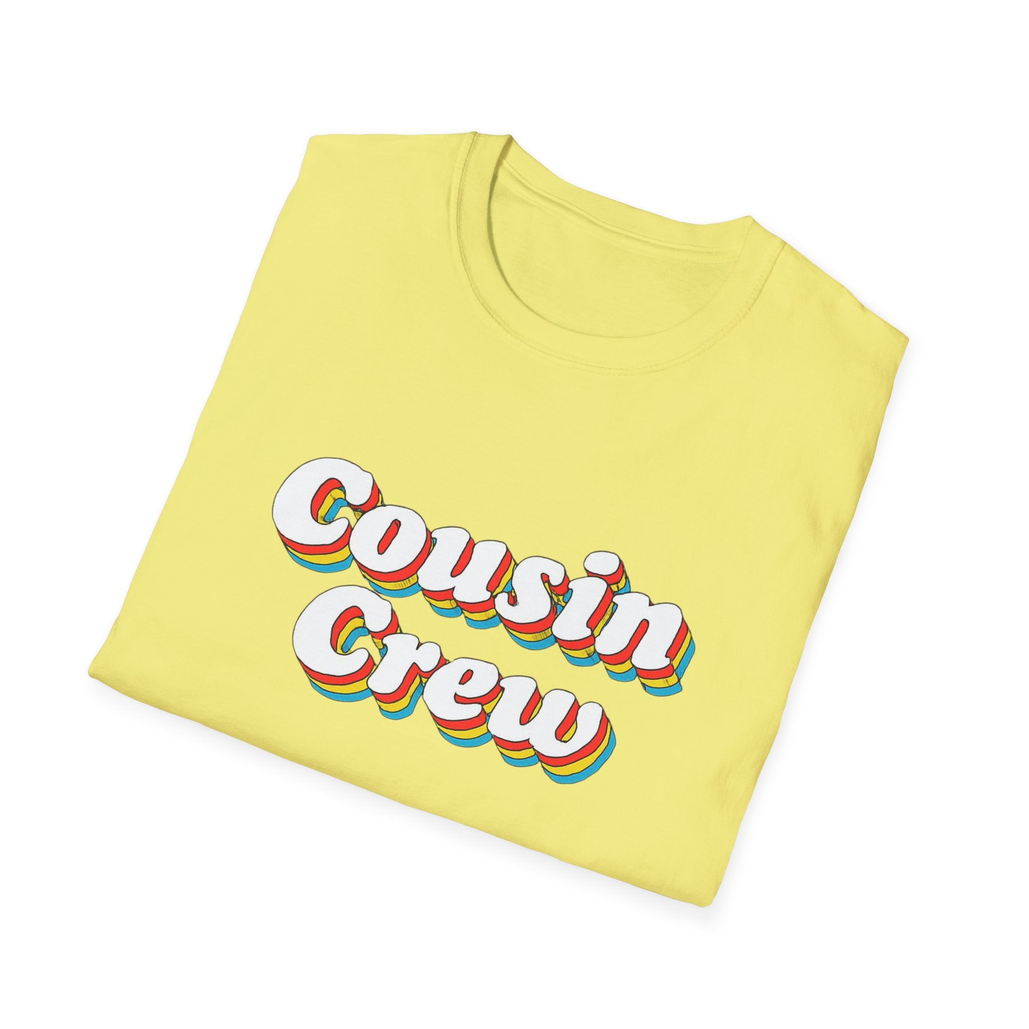 Cousin Crew Unisex T-Shirt - Family Reunion Shirt, Christmas photo gift shirt retro vibe