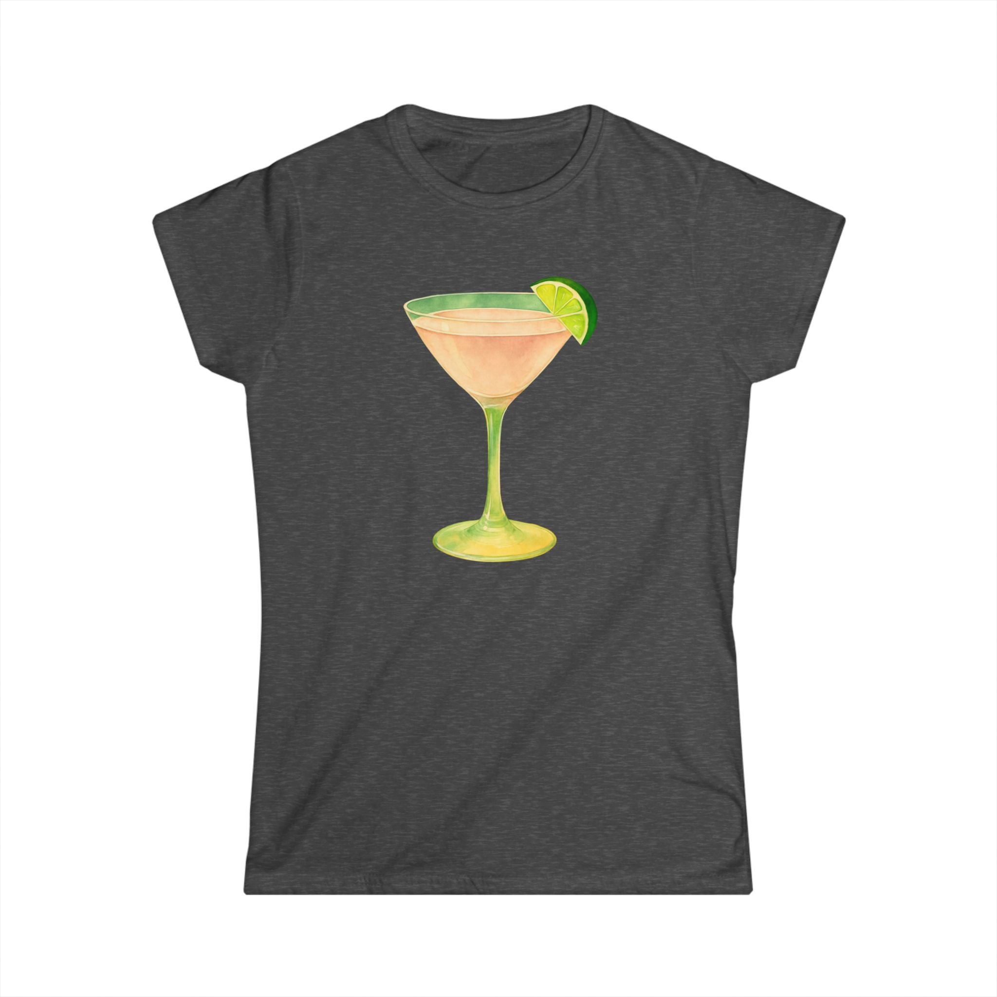 Cosmopolitan Cosmo Cocktail Party Women's Softstyle Tee, Bachelorette Party Vibes Shirt, Boozy Gifts for Her, Cocktail Lover Gift, Party