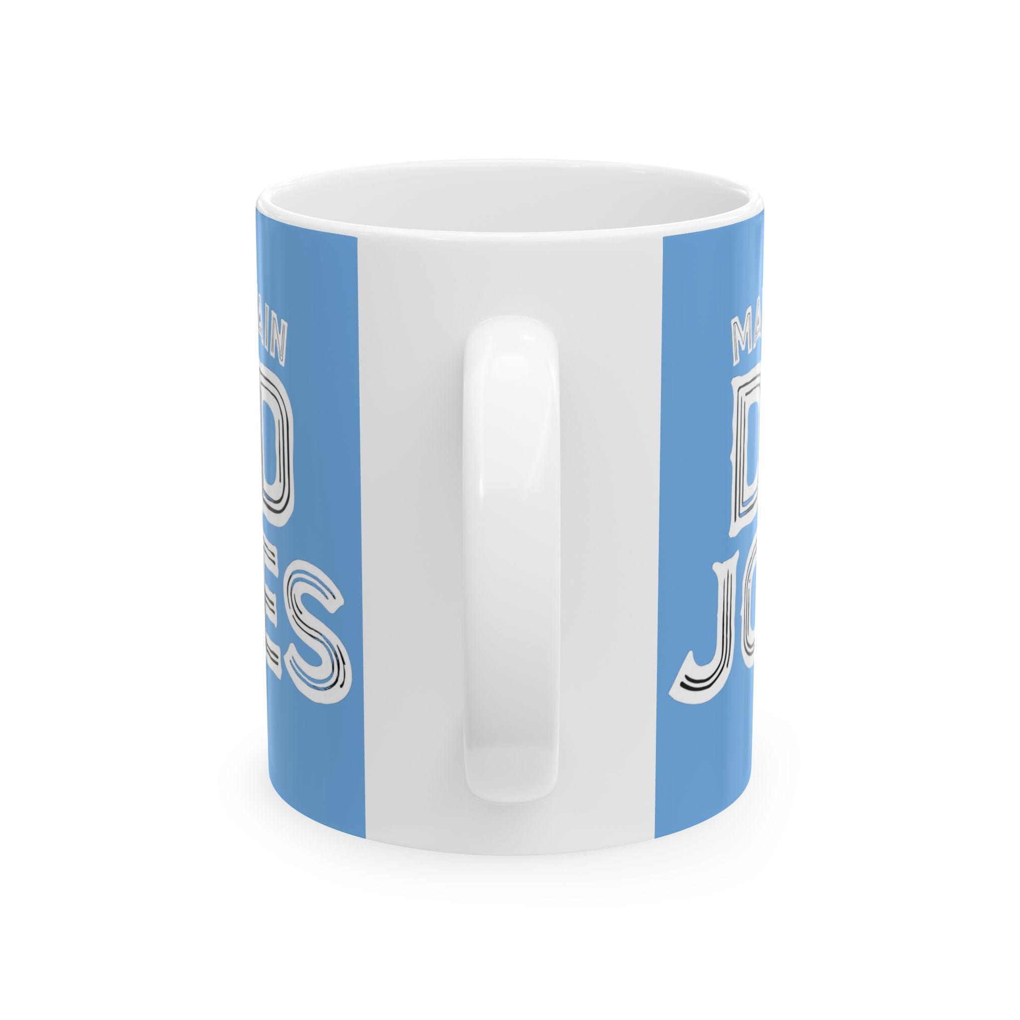 Dad Jokes Ceramic Mug - Funny Gift for Dad, Coffee Lover, Humor Lover, Birthday, Father's Day, Kitchen Decor, Gift Idea gifts for him