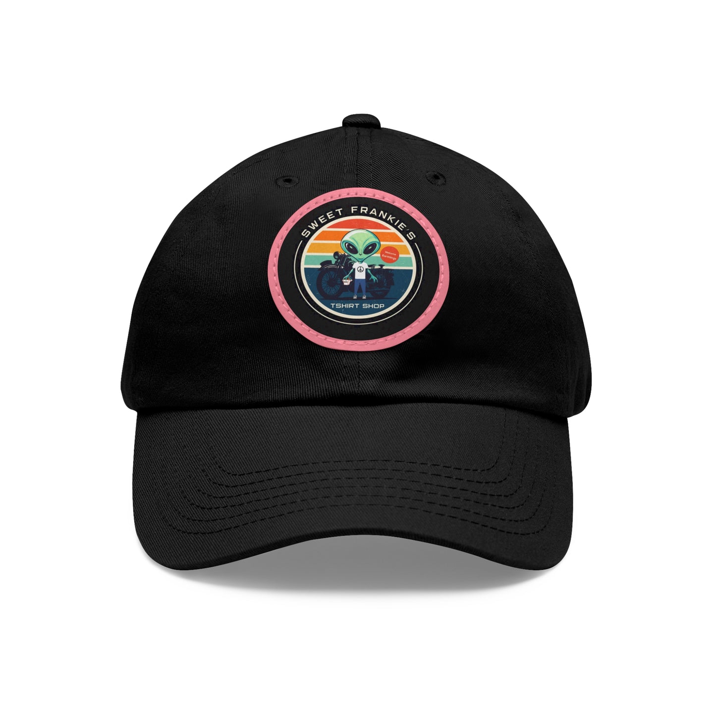 Sweet Frankie’s Dad Hat with Leather Patch (Round)