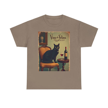 French Wine Kitty Tee