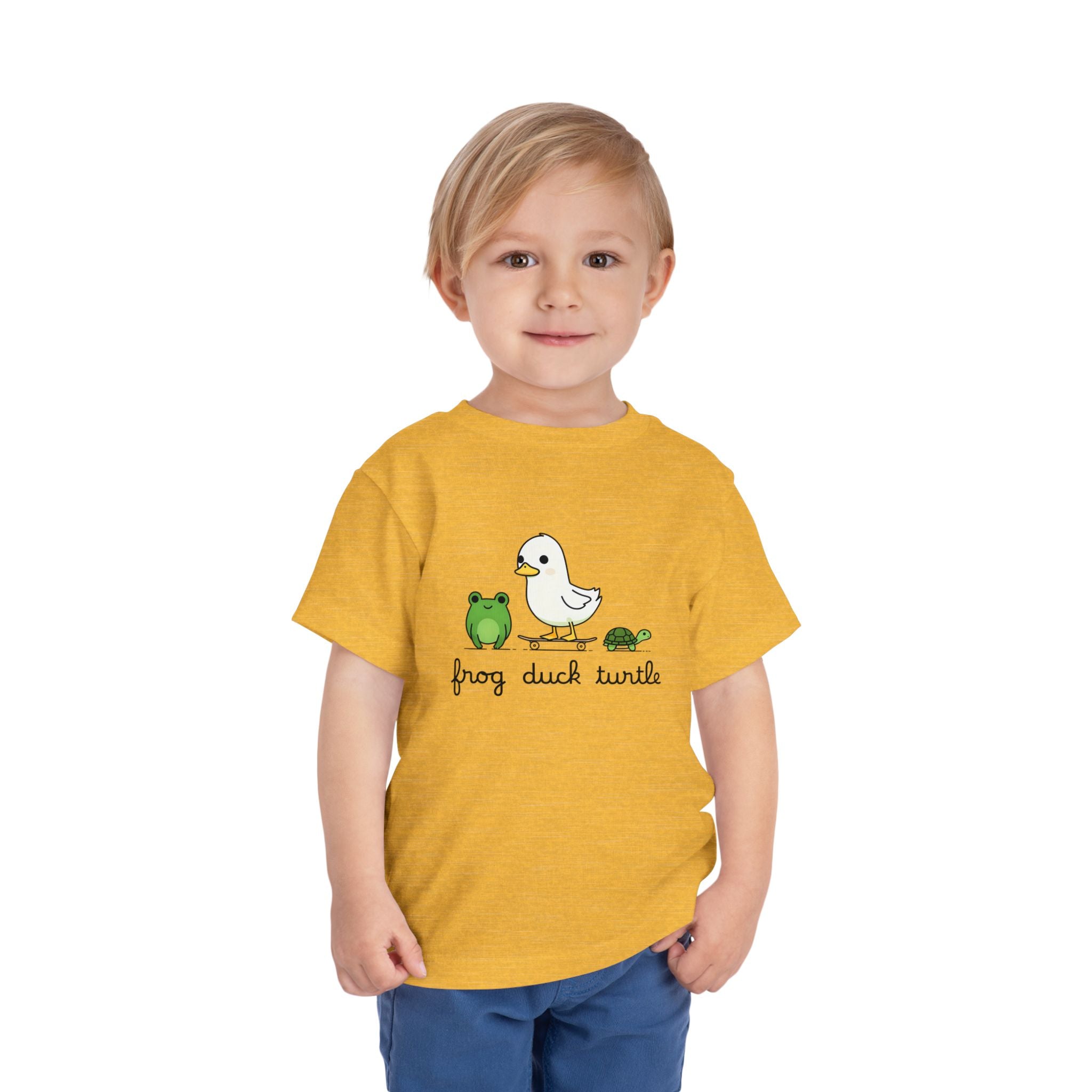 FDT Protest Human Rights Frog Duck Turtle Design - Kids Activism Shirt, Social Justice Top, Youth Equality Tee, Protest Animal