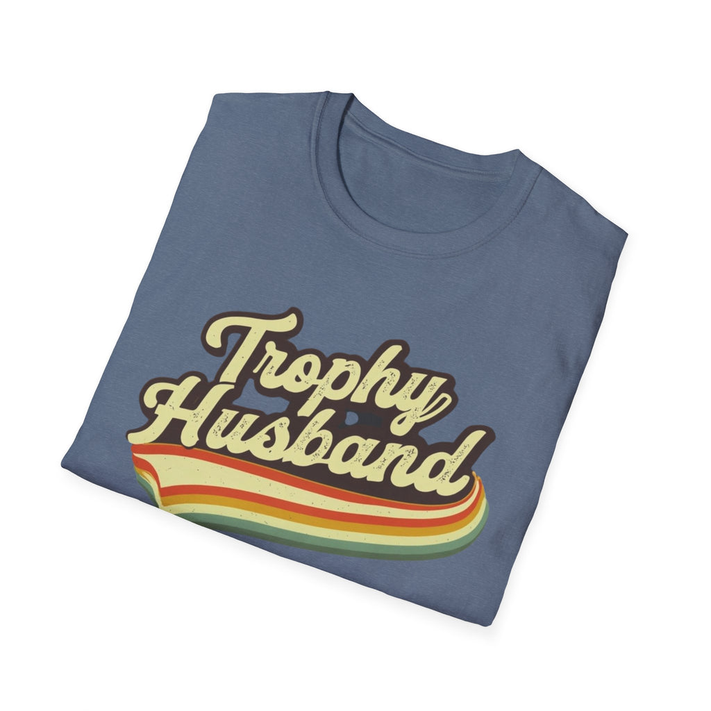 Funny Trophy Husband Unisex Softstyle T-Shirt, Husband Gift, Funny Tee, Husband Shirt, Men's Graphic Tee, Best Husband Ever Shirt