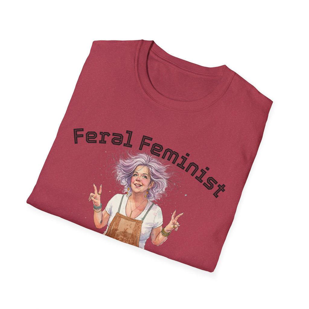 Feral Feminist Boho T-Shirt — Hippie Feminist Graphic Tee