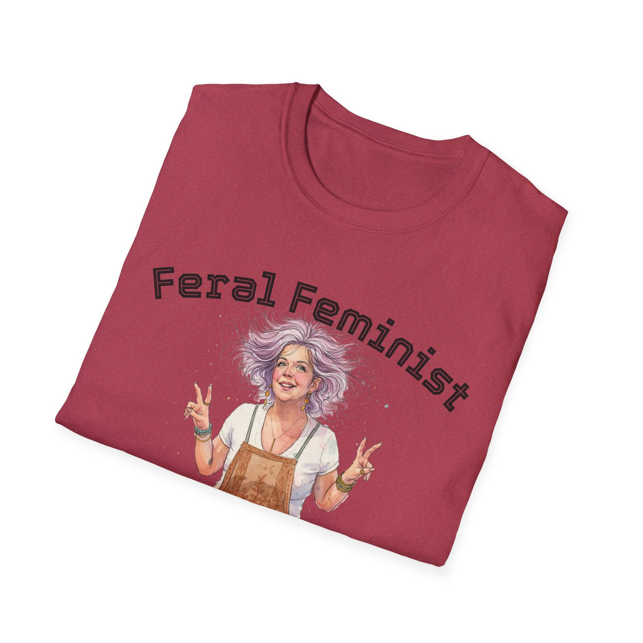 Feral Feminist Boho T-Shirt — Hippie Feminist Graphic Tee