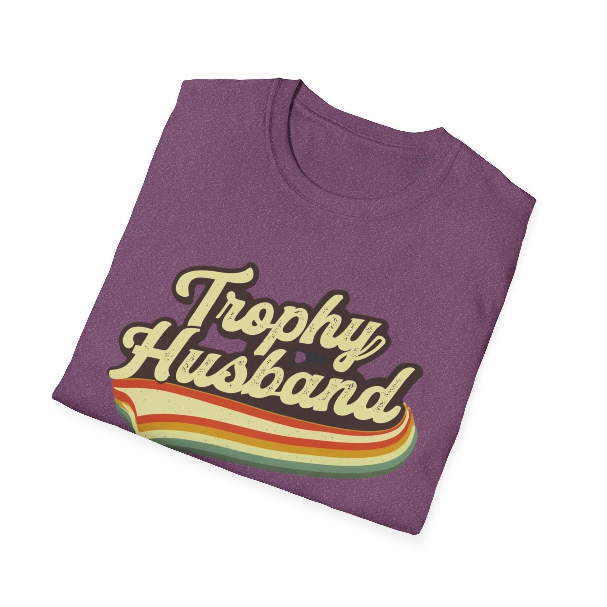 Funny Trophy Husband Unisex Softstyle T-Shirt, Husband Gift, Funny Tee, Husband Shirt, Men's Graphic Tee, Best Husband Ever Shirt