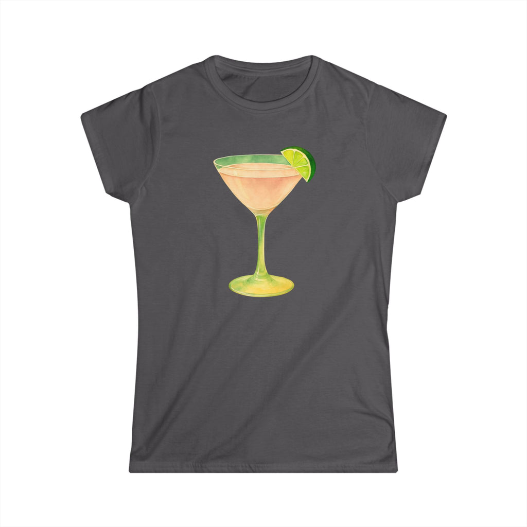 Cosmopolitan Cosmo Cocktail Party Women's Softstyle Tee, Bachelorette Party Vibes Shirt, Boozy Gifts for Her, Cocktail Lover Gift, Party