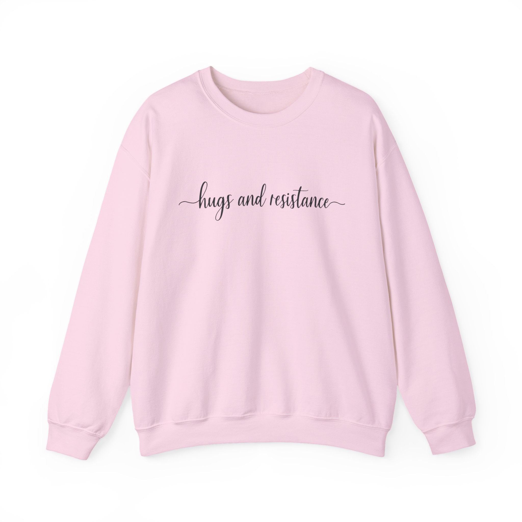 Hugs and resistance, cozy Protest Resistance Crewneck Sweatshirt