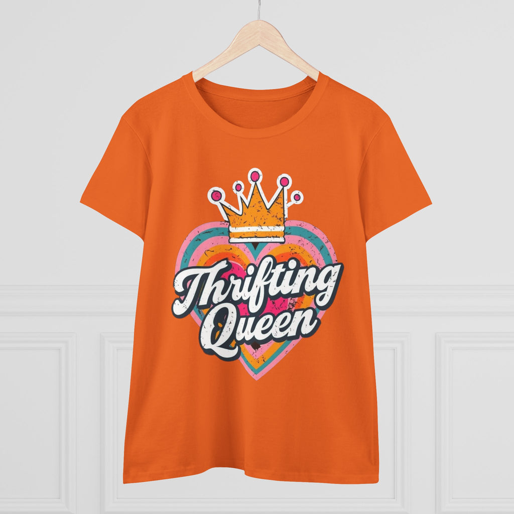 T-Shirt, Thrifting Queen, Upcycle, Recycle, Reuse, Vintage, Women's Tee Shirt