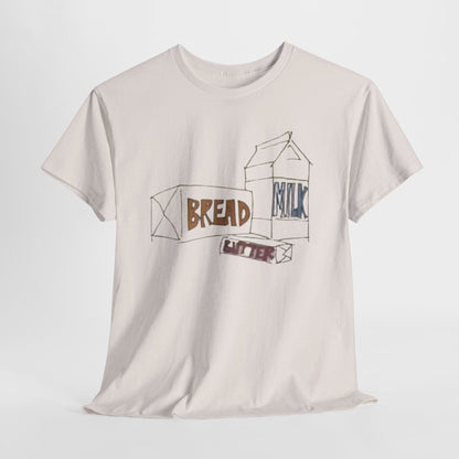 Bread Milk Butter Unisex Heavy Cotton Tee