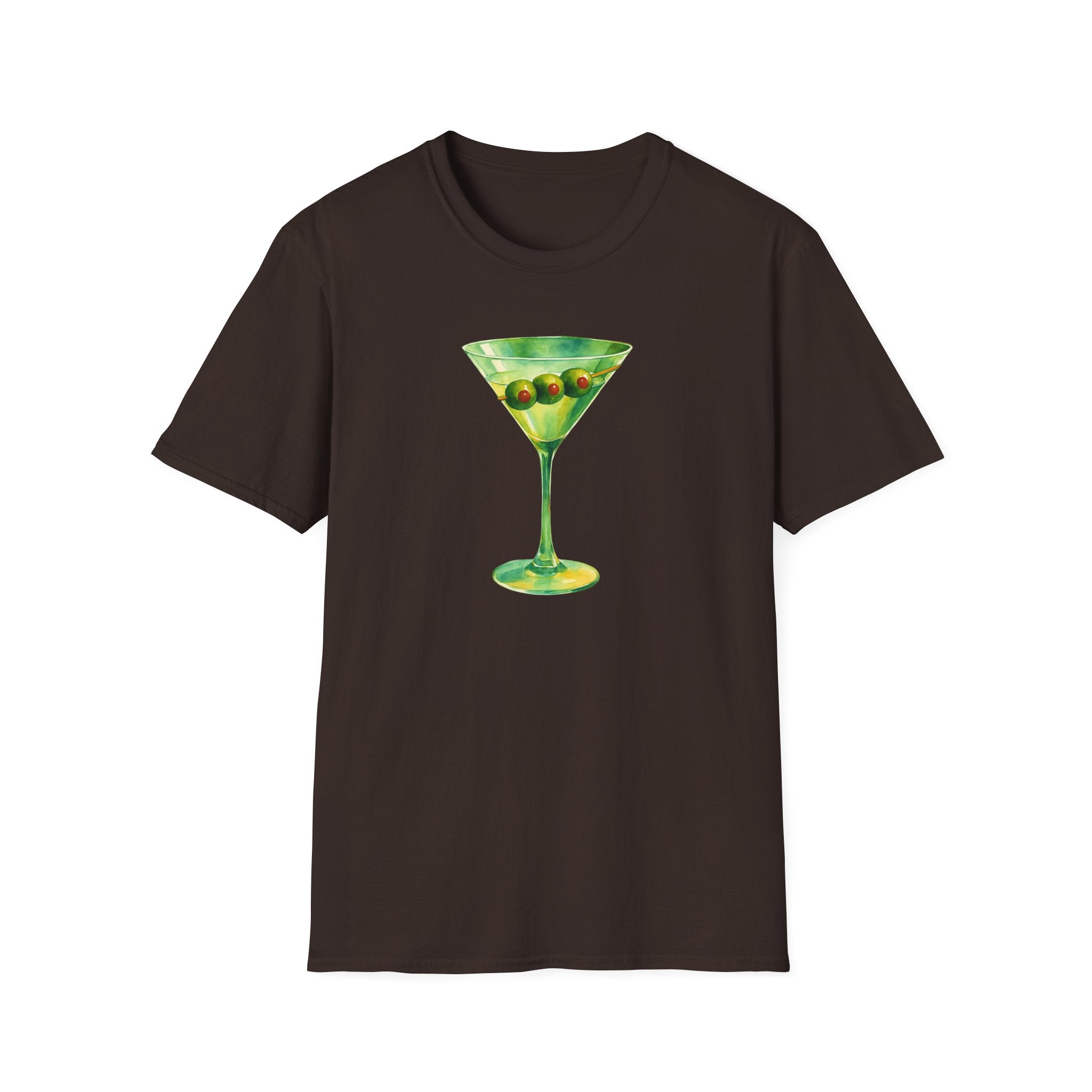 Martini Graphic T-Shirt | Unisex Softstyle Tee | Perfect for Cocktail Lovers, Parties, and Unique Gift Idea, Birthday, Summer Fun gift