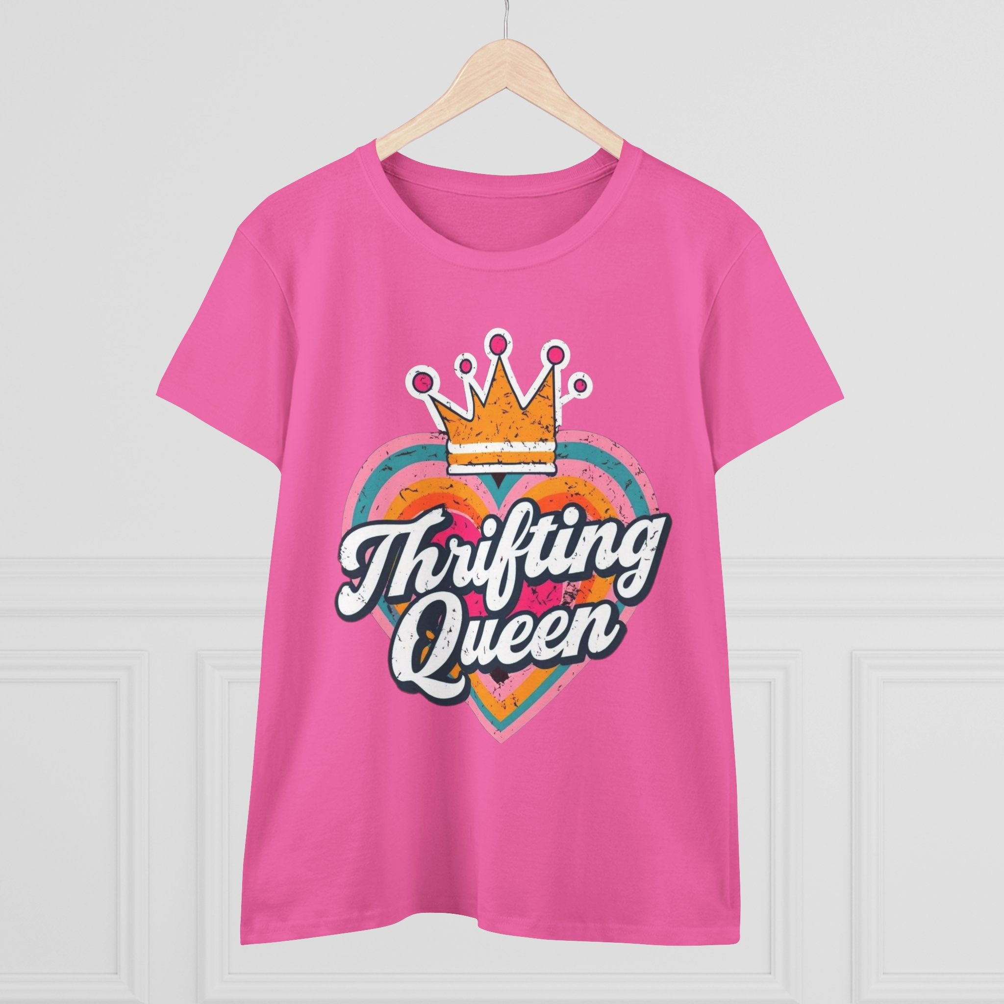 T-Shirt, Thrifting Queen, Upcycle, Recycle, Reuse, Vintage, Women's Tee Shirt