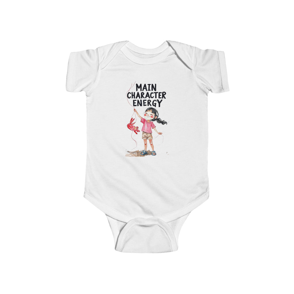 Main Character Energy fun onesie baby girl gist new moms, Baby Girl Gift, New Mom Gift, Infant Bodysuit, Baby Shower Gift, Baby Girl