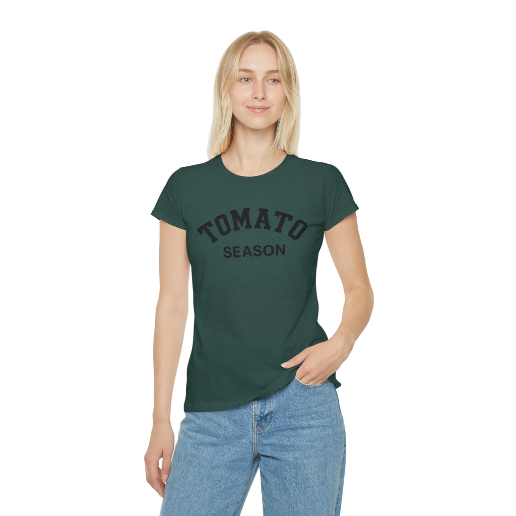 Tomato season Gardening T-Shirt, Tomato Season Shirt, Women's Iconic Tee, Farming Top, Vegetable Garden Apparel