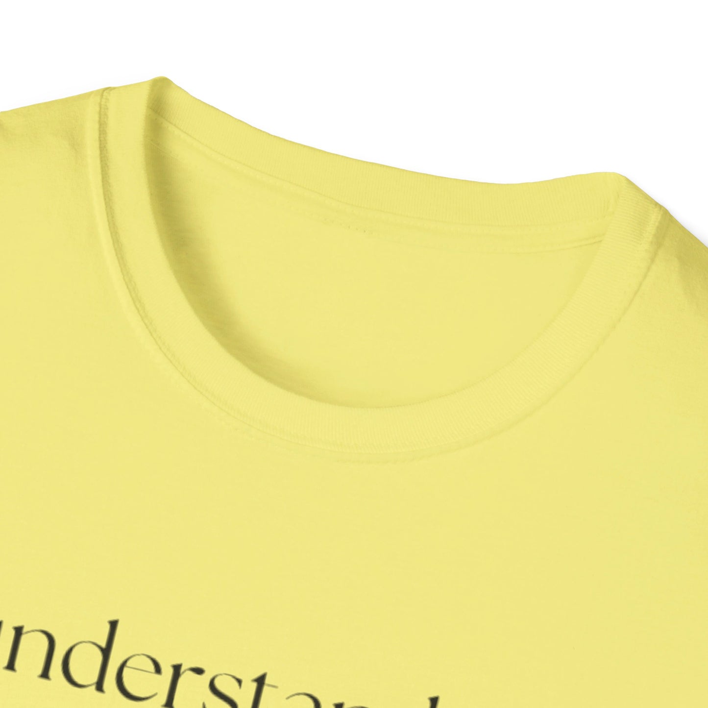 I understand the assignment and flag Unisex Softstyle T-Shirt